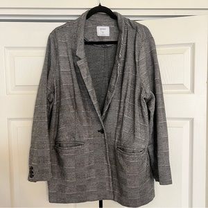 Long Knit Blazer